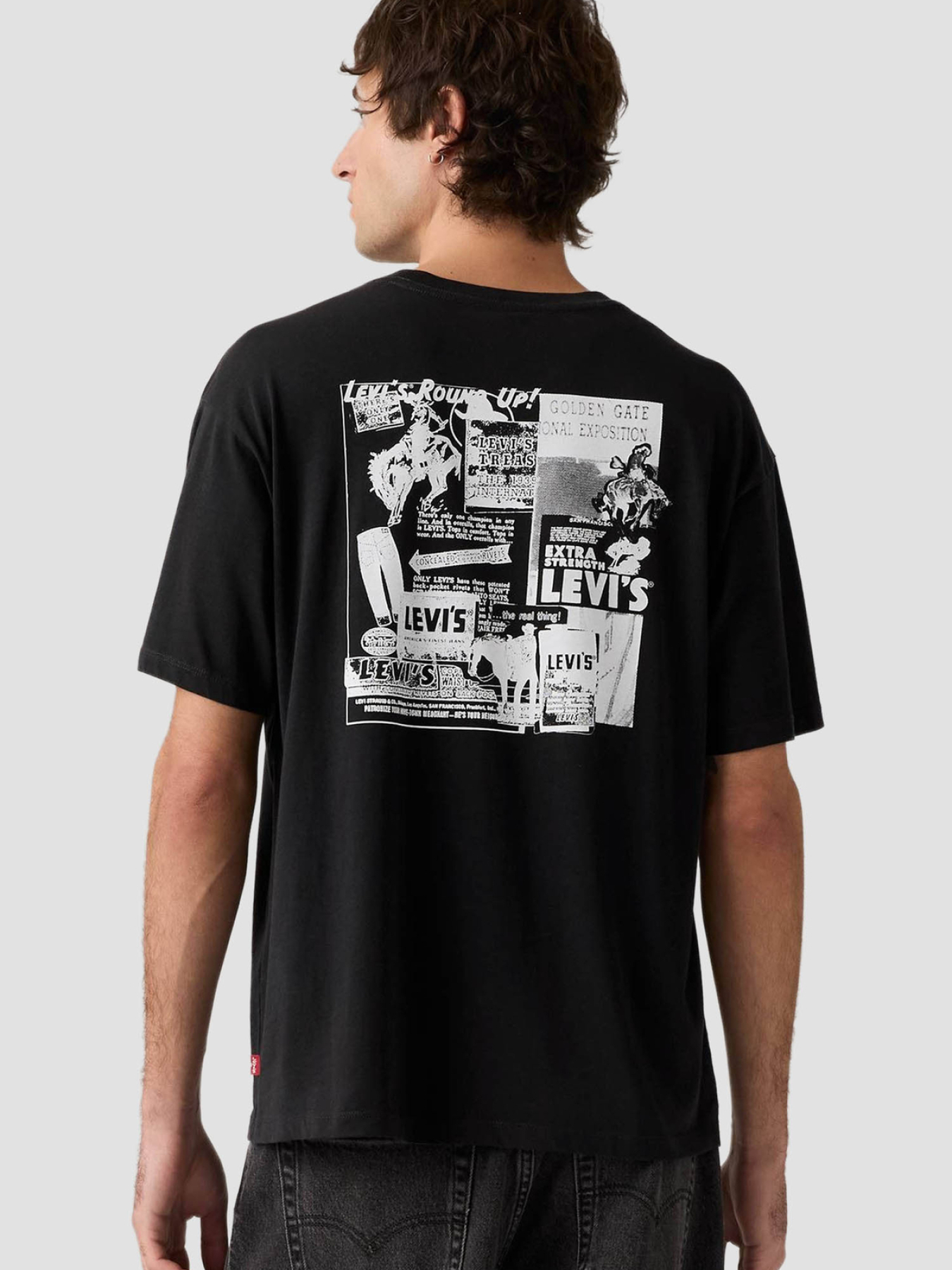 Мужская черная футболка модель 87373;0397 Фото