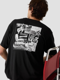 Мужская черная футболка модель 87373;0397 Фото