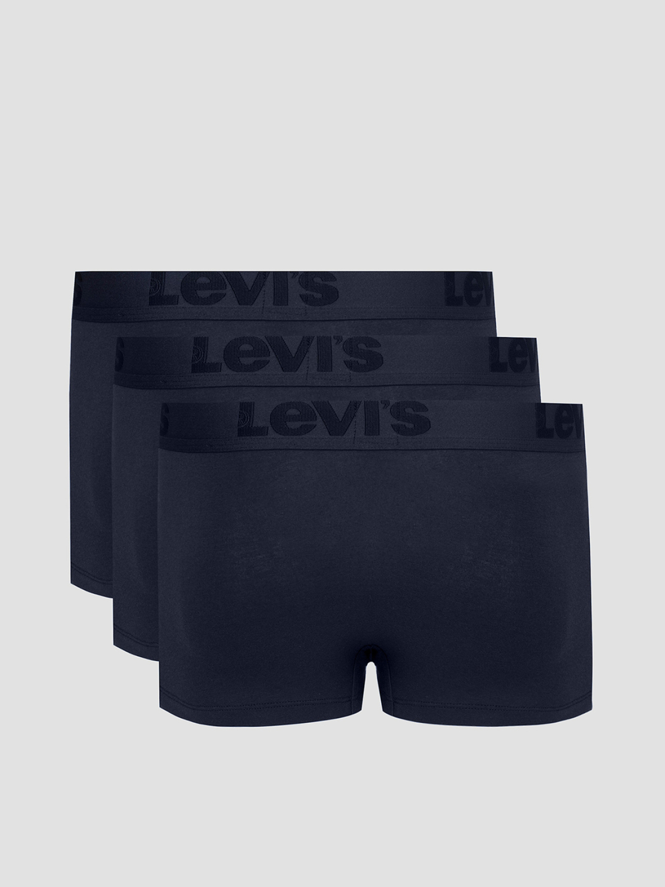 Мужские темно-синие трусы (3 шт) модель 905042001;002 Фото