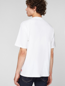 Мужская белая футболка модель A0637;0000 Фото