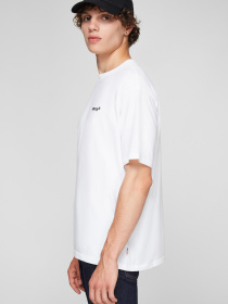 Мужская белая футболка модель A0637;0000 Фото