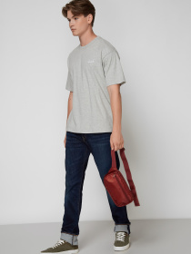 Чоловіча сіра футболка модель A0637;0013 Фото