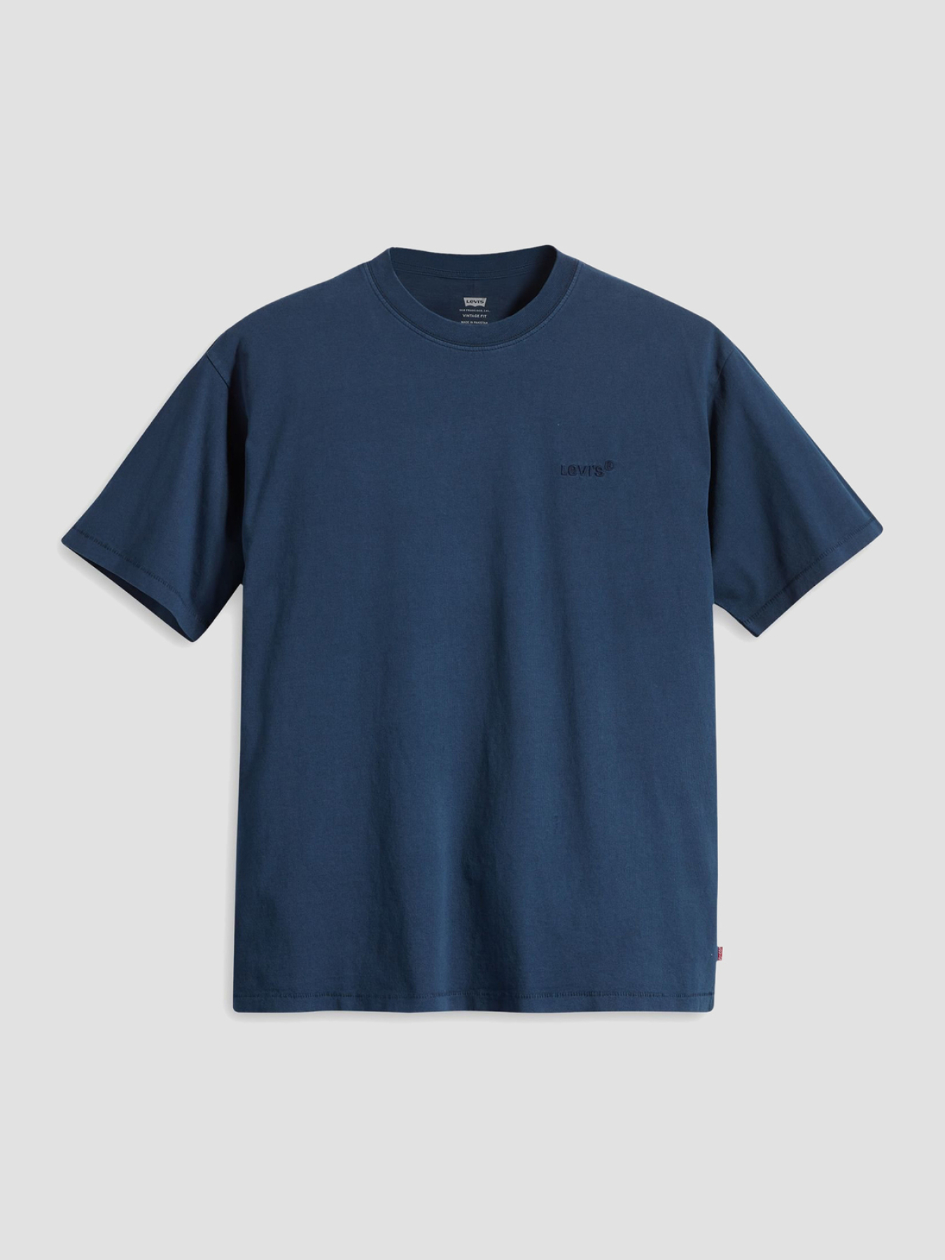 Мужская темно-синяя футболка модель A0637;0058 Фото