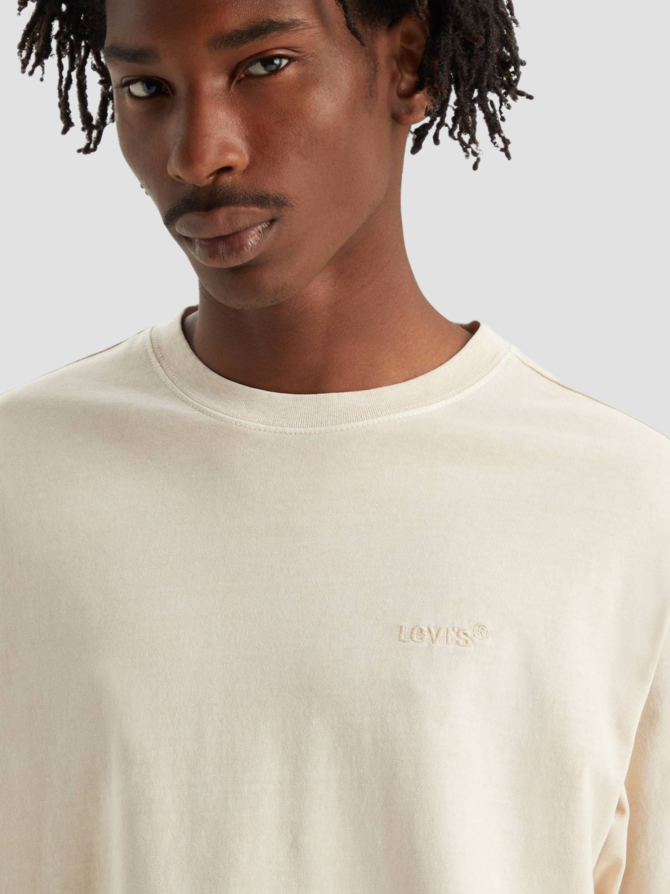 Мужская белая футболка модель A0637;0093 Фото