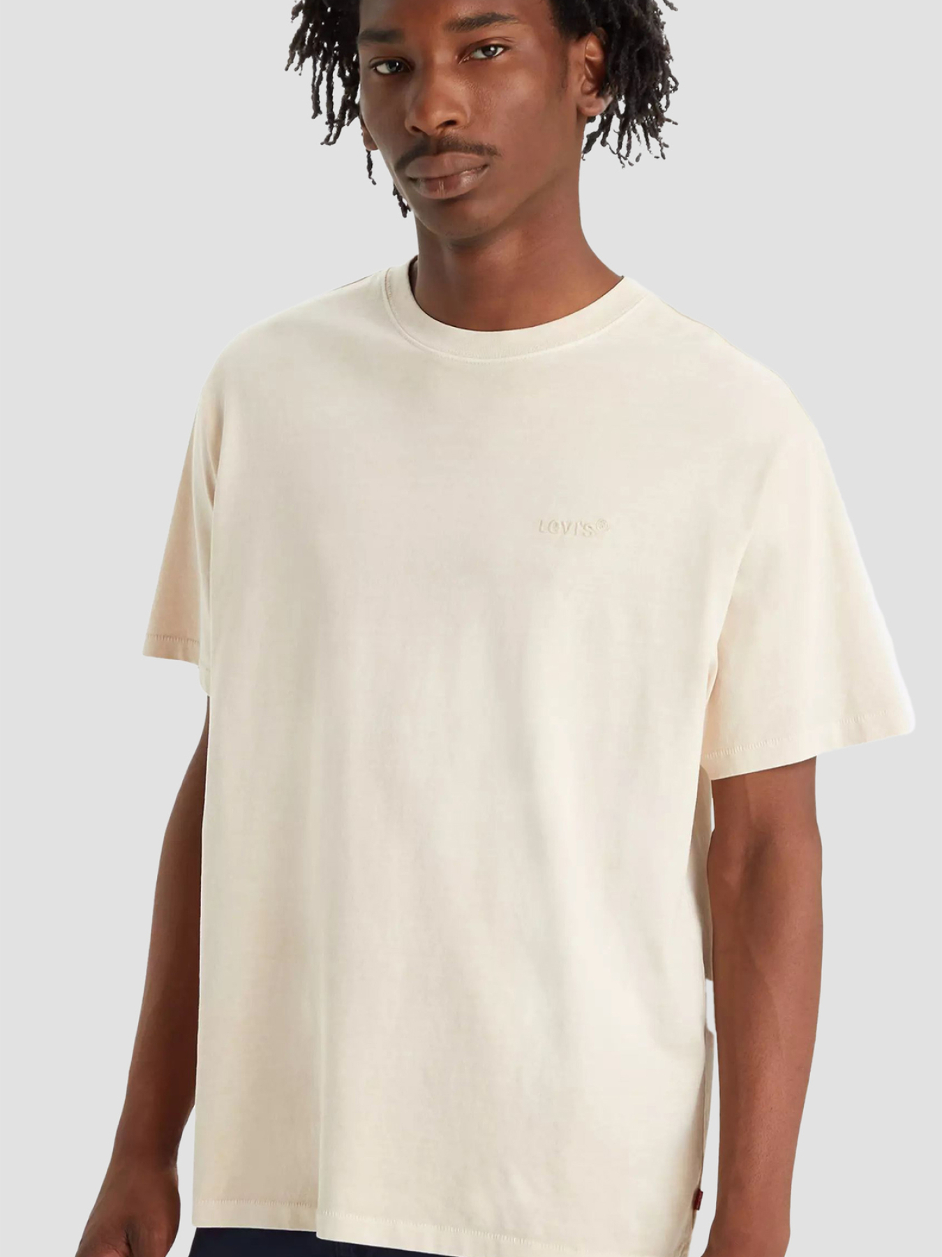 Мужская белая футболка модель A0637;0093 Фото