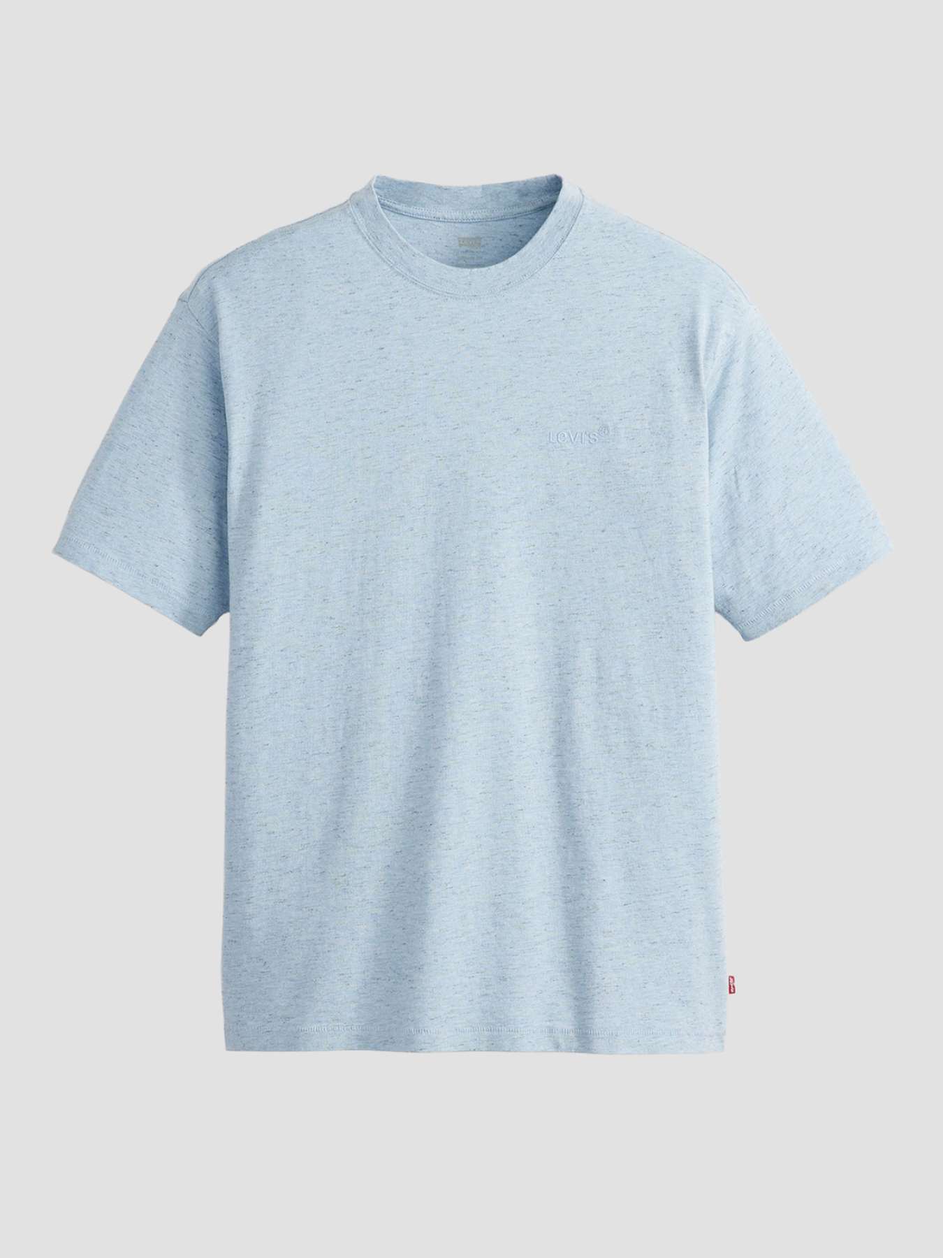 Чоловіча блакитна футболка модель A0637;0141 Фото