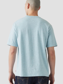 Чоловіча блакитна футболка модель A0637;0141 Фото
