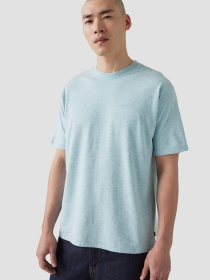 Чоловіча блакитна футболка модель A0637;0141 Фото