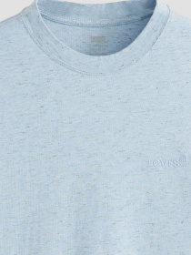 Чоловіча блакитна футболка модель A0637;0141 Фото