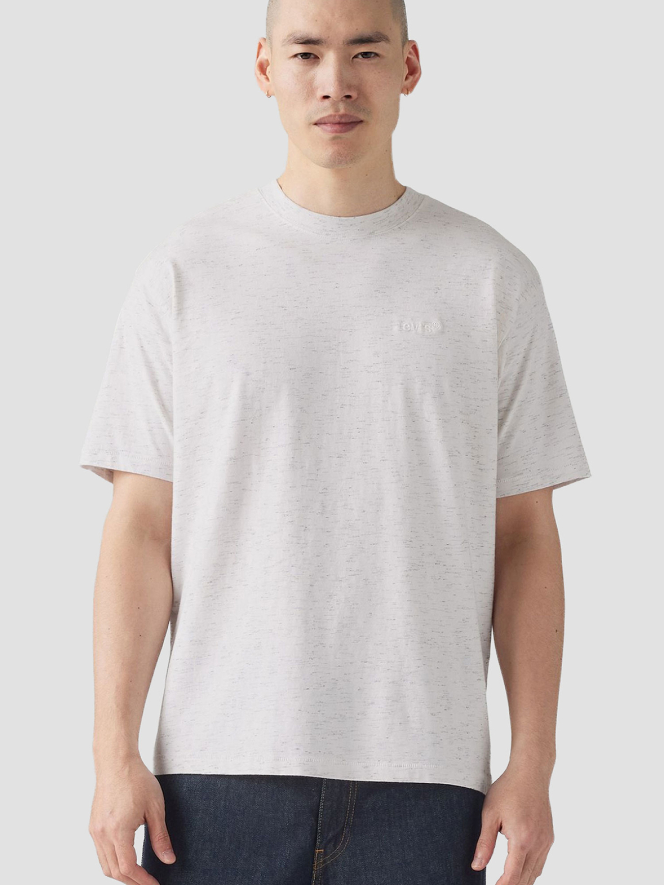 Чоловіча сіра футболка модель A0637;0142 Фото