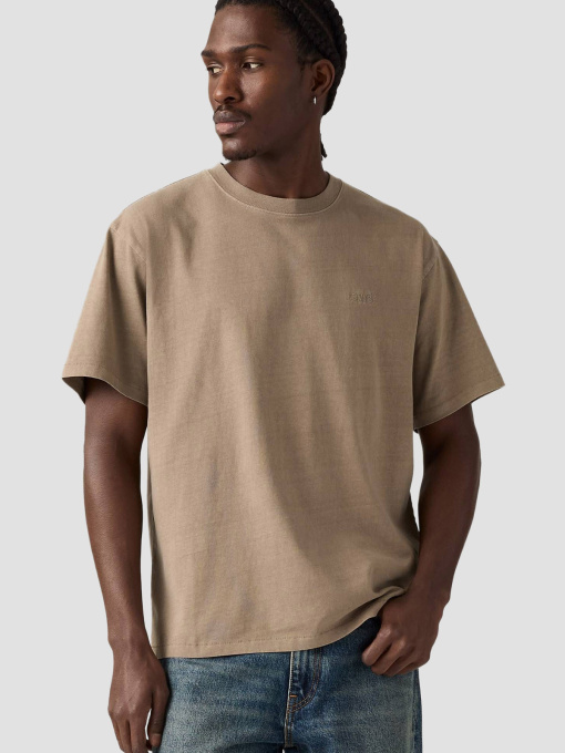 Чоловіча бежева футболка модель A0637;0161 Фото