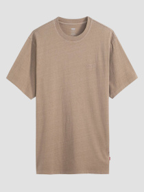 Чоловіча бежева футболка модель A0637;0161 Фото
