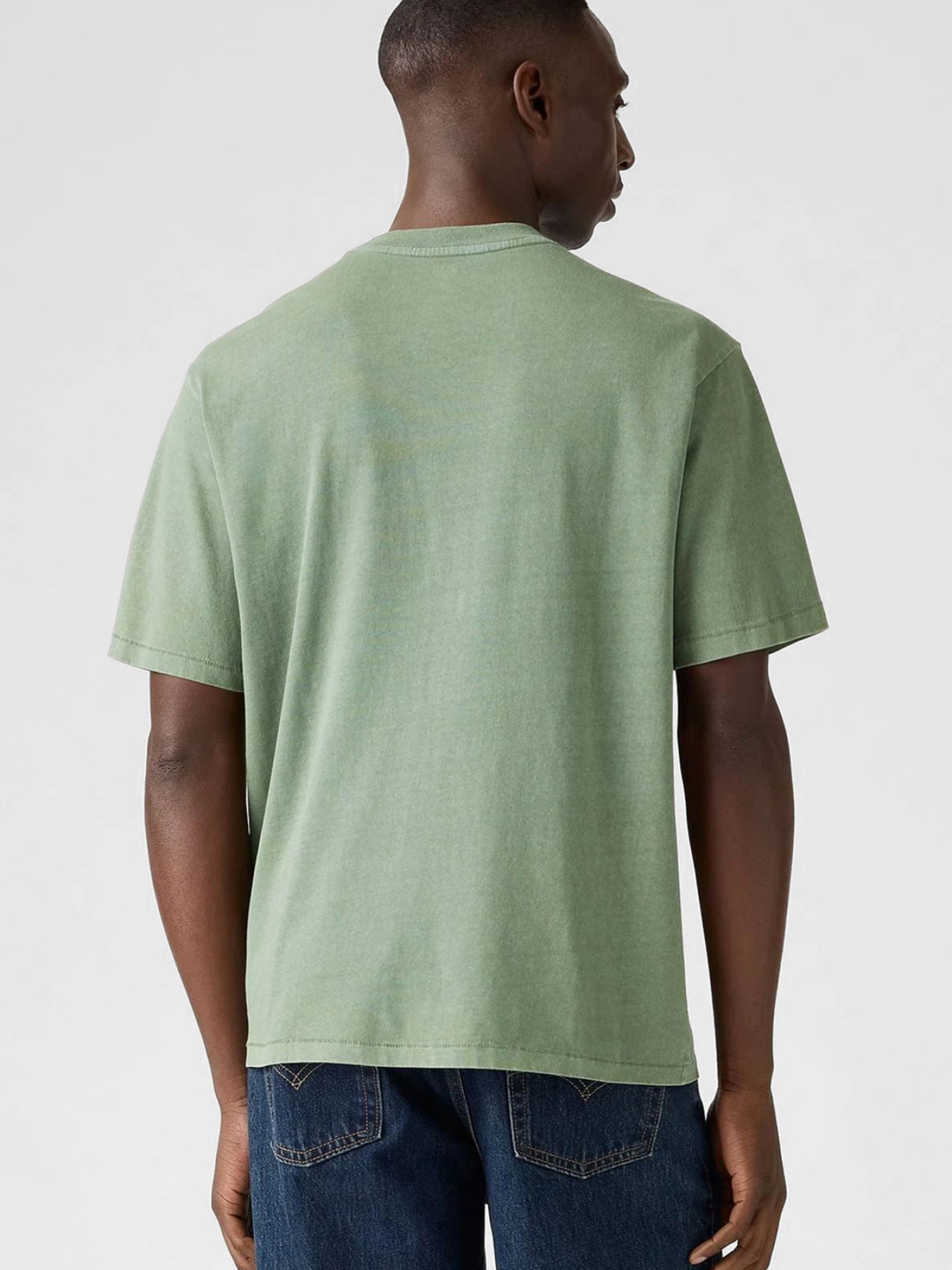 Чоловіча м'ятна футболка модель A0637;0163 Фото