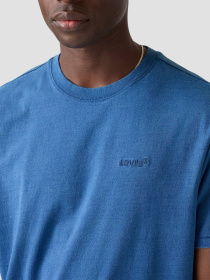 Чоловіча синя футболка модель A0637;0173 Фото