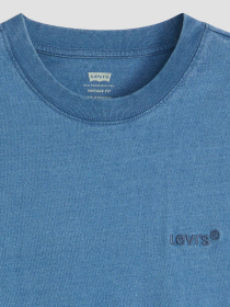 Чоловіча синя футболка модель A0637;0173 Фото