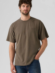 Чоловіча коричнева футболка модель A0637;0175 Фото