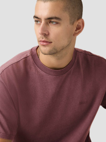 Мужская розовая футболка модель A0637;0178 Фото