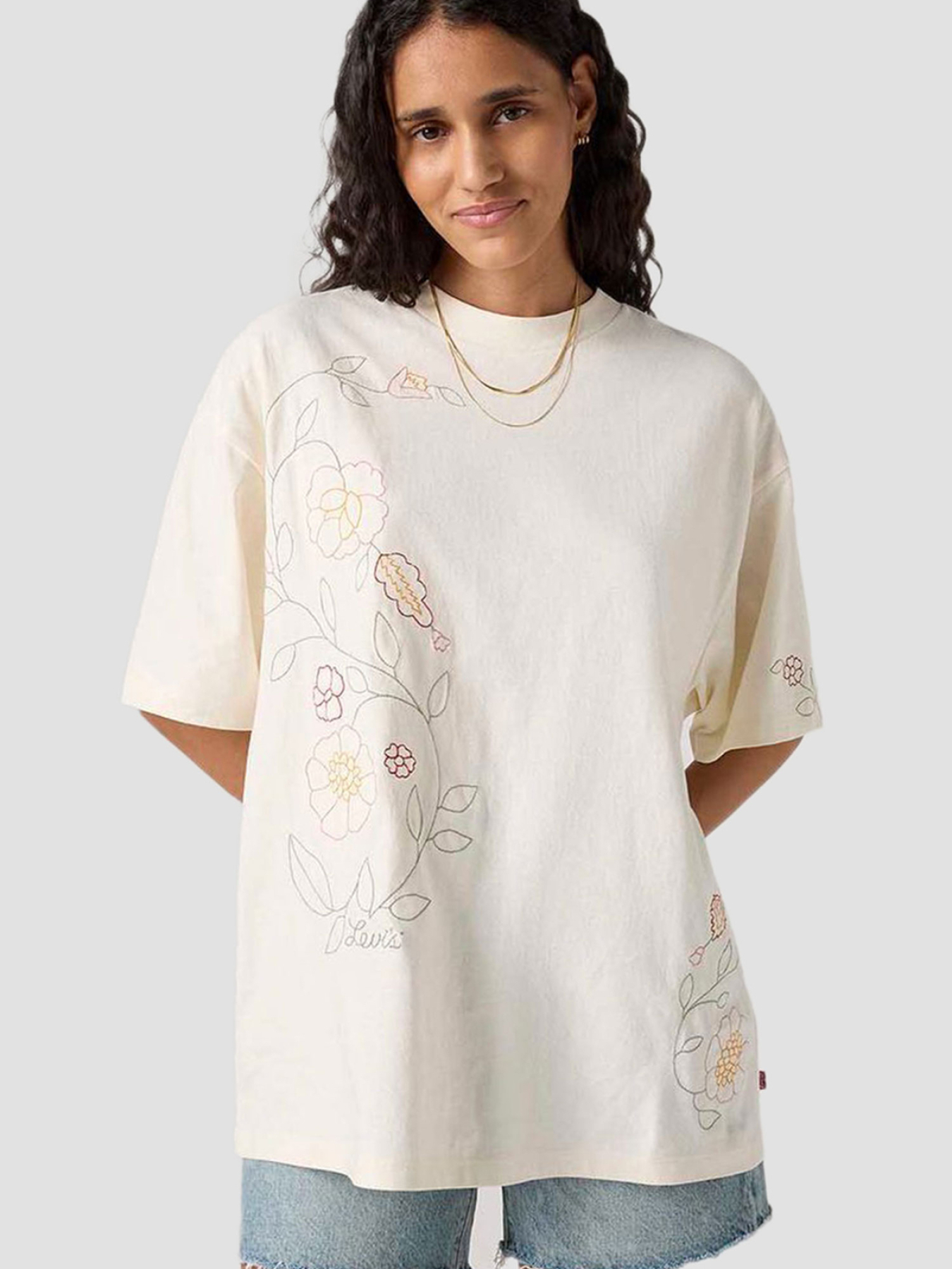 Жіноча біла футболка модель A4924;0077 Фото