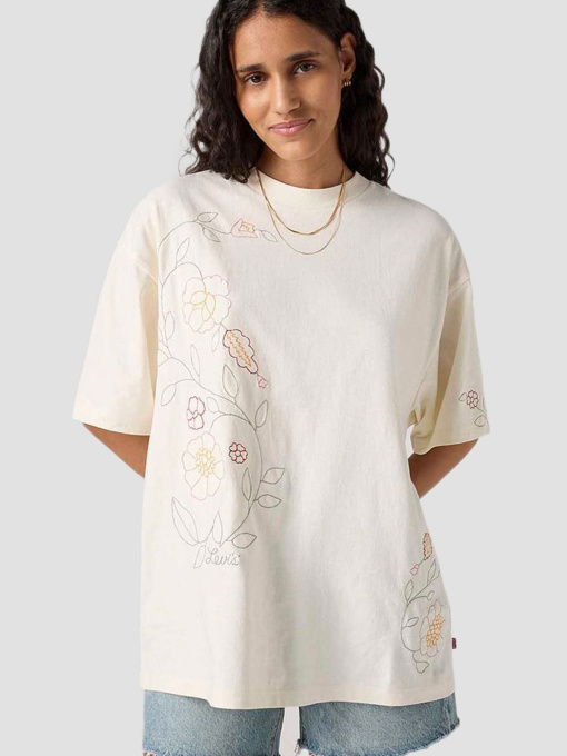 Жіноча біла футболка модель A4924;0077 Фото