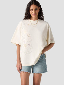 Жіноча біла футболка модель A4924;0077 Фото