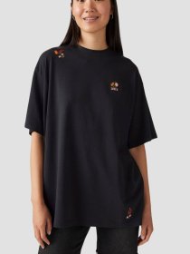 Жіноча чорна футболка модель A4924;0081 Фото