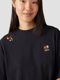 Жіноча чорна футболка модель A4924;0081 Фото