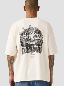 Мужская белая футболка модель A5805;0063 Фото