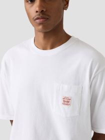 Мужская белая футболка модель A5850;0005 Фото