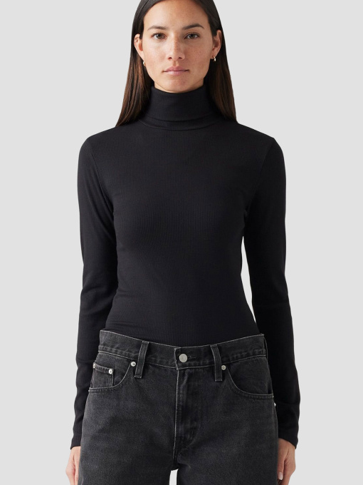 Жіночий чорний гольф модель A8769;0000 Фото