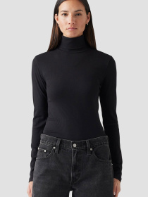 Жіночий чорний гольф модель A8769;0000 Фото