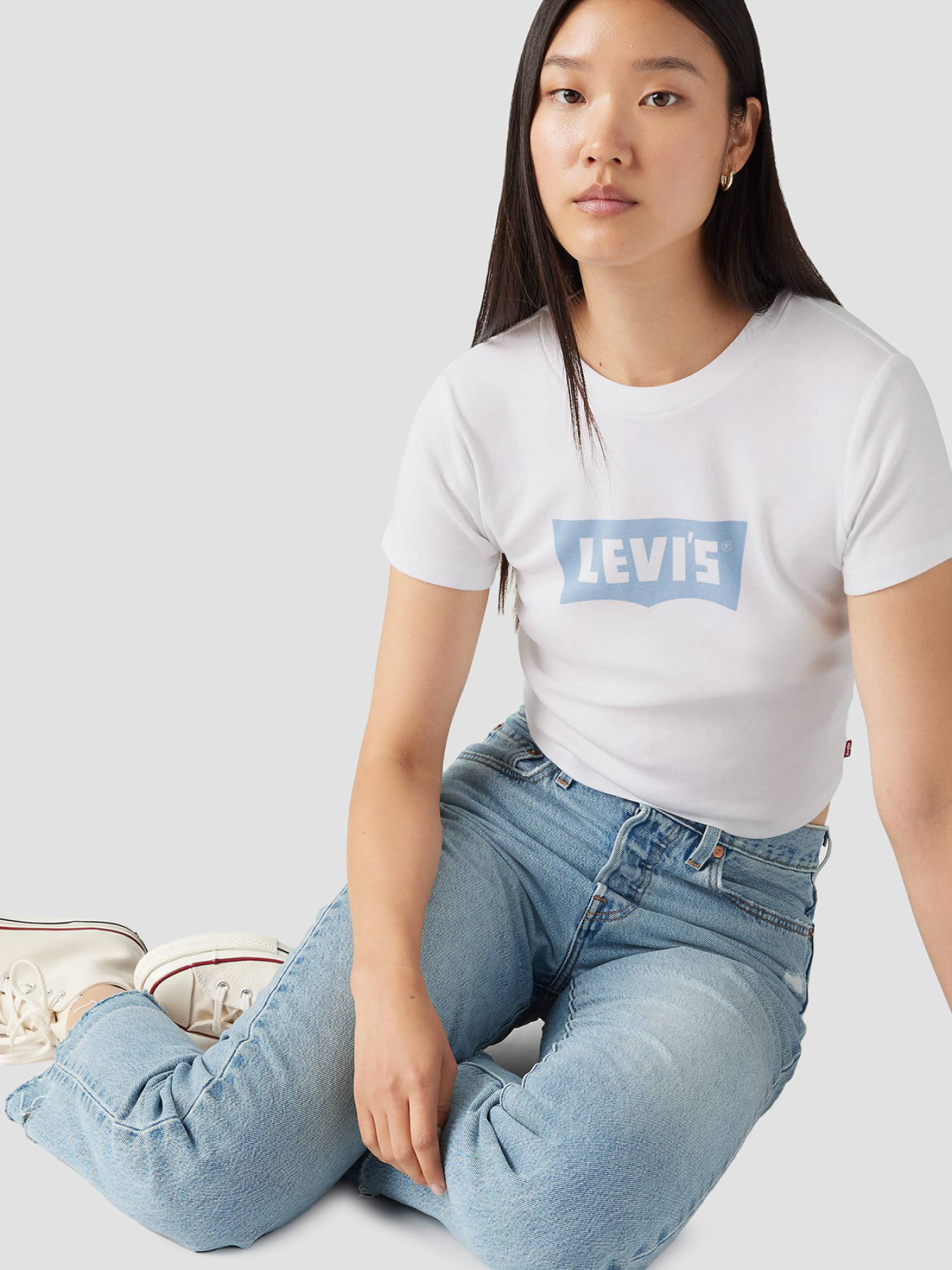 Жіноча біла футболка модель A8798;0047 Фото