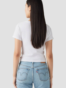 Жіноча біла футболка модель A8798;0047 Фото