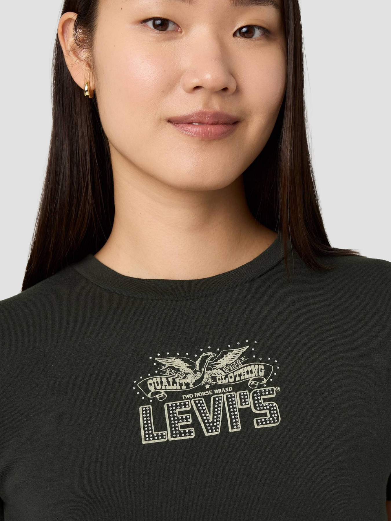 Жіноча чорна футболка модель A8798;0060 Фото