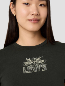 Жіноча чорна футболка модель A8798;0060 Фото