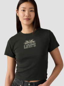 Жіноча чорна футболка модель A8798;0060 Фото