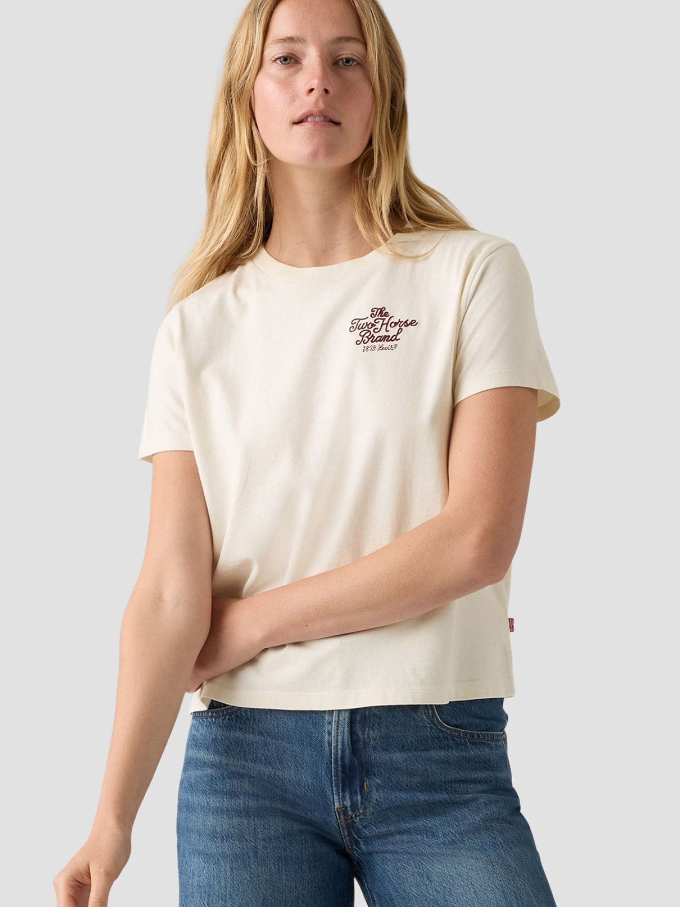 Жіноча біла футболка модель A8804;0055 Фото