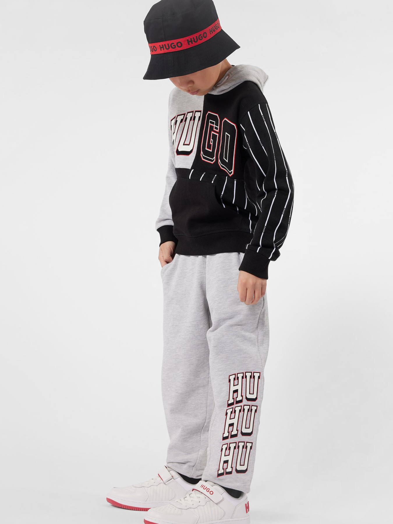 Спортивні брюки HUGO Kids модель G00045;A32 Фото