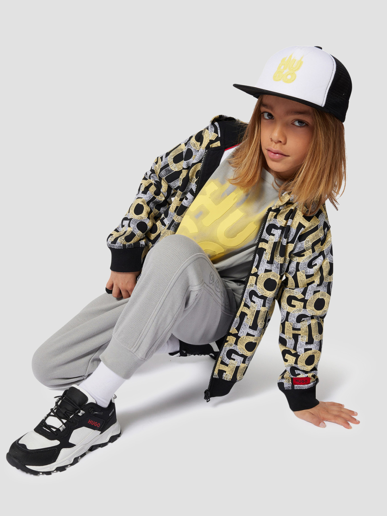 Спортивная кофта HUGO Kids модель G00358;M55 Фото