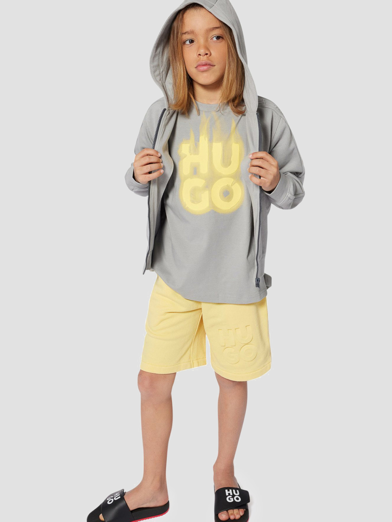 Спортивная кофта HUGO Kids модель G00360;03F Фото