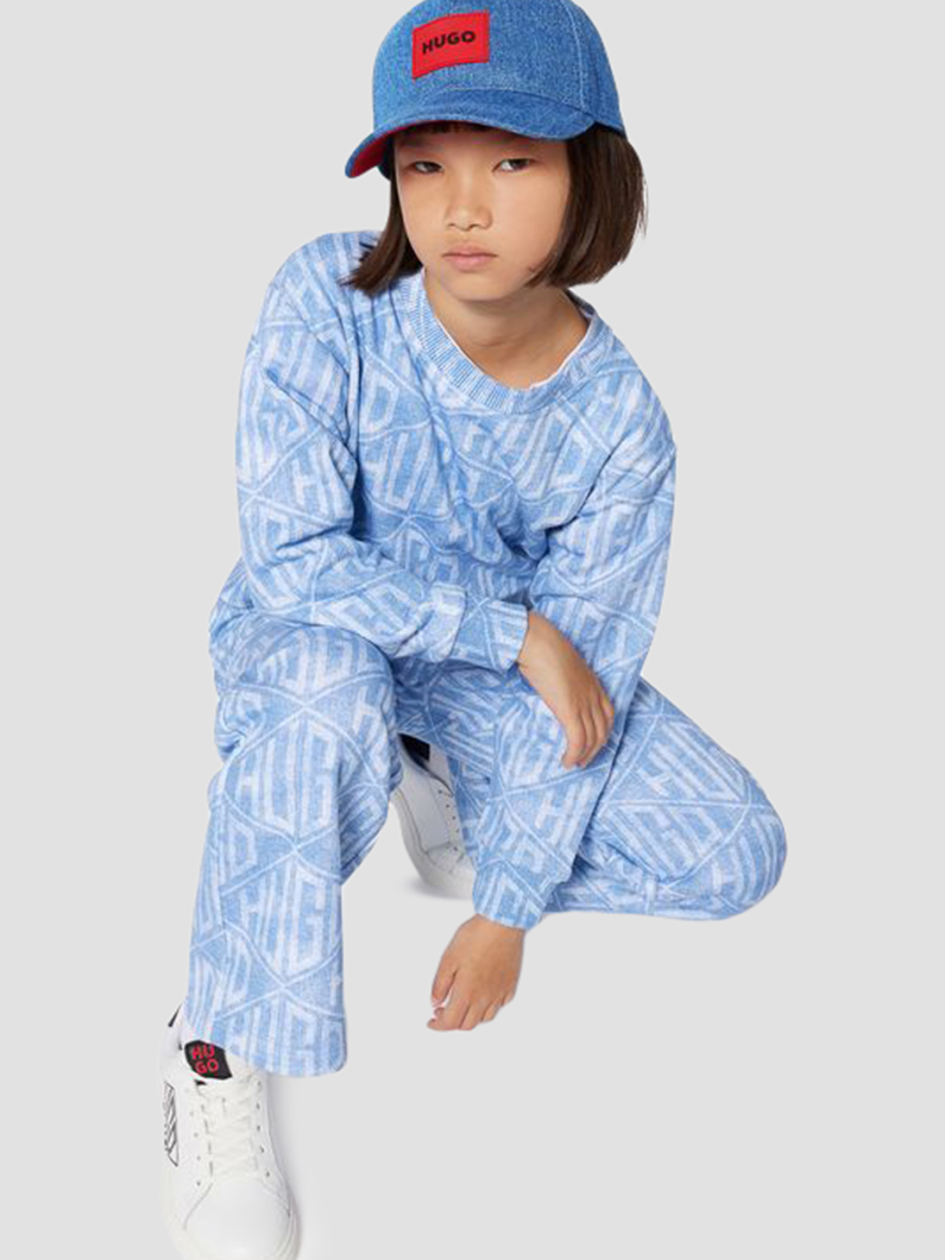 Спортивная кофта HUGO Kids модель G00395;Z10 Фото