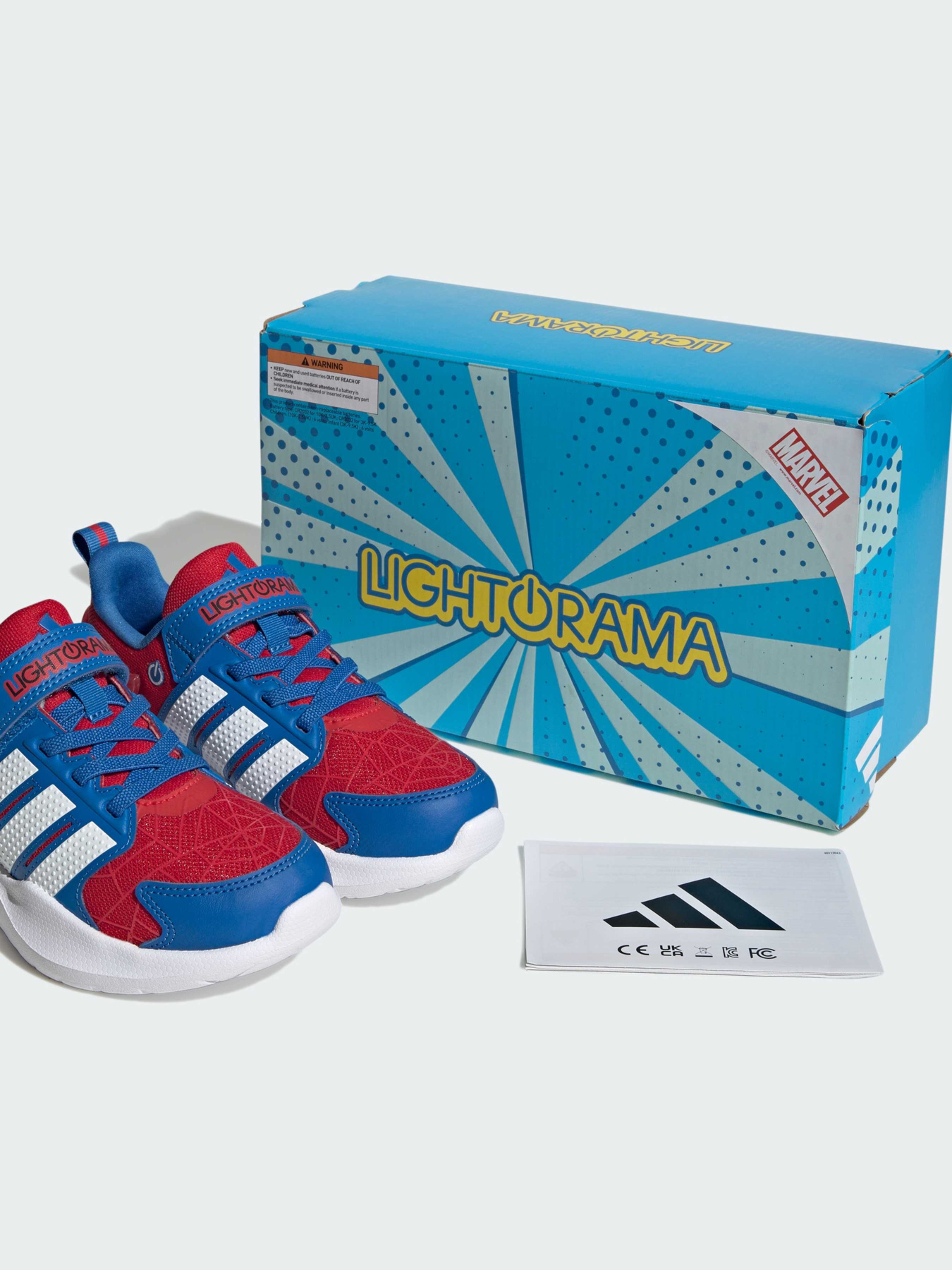 Кроссовки ADIDAS MARVEL LIGHTORAMA SPIDER-MAN CHILDREN модель JR2334 Кроссовки ADIDAS MARVEL LIGHTORAMA SPIDER-MAN CHILDREN модель JR2334 Фото