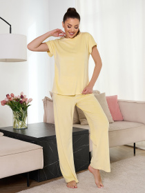 Піжама ISSA Plus модель 13667_желтый Фото