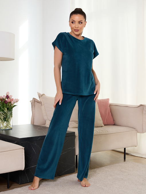 Піжама ISSA Plus модель 13667_бирюзовый Фото