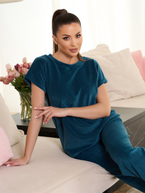 Піжама ISSA Plus модель 13667_бирюзовый Фото