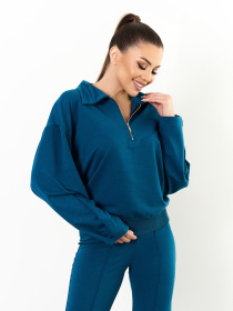 Повсякденний костюм ISSA Plus модель 15510_бирюзовый Фото