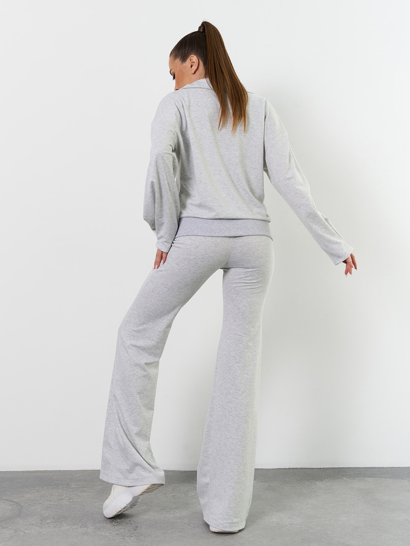 Повсякденний костюм ISSA Plus модель 15510_светло-серый Фото