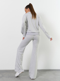 Повсякденний костюм ISSA Plus модель 15510_светло-серый Фото