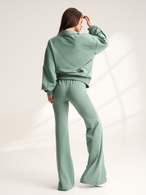 Повседневный костюм ISSA Plus модель 15510A_оливковый Фото