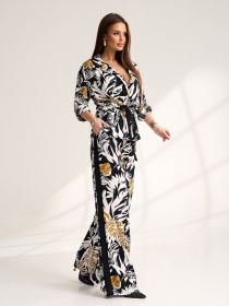 Повсякденний костюм ISSA Plus модель 15545_мультиколор Фото