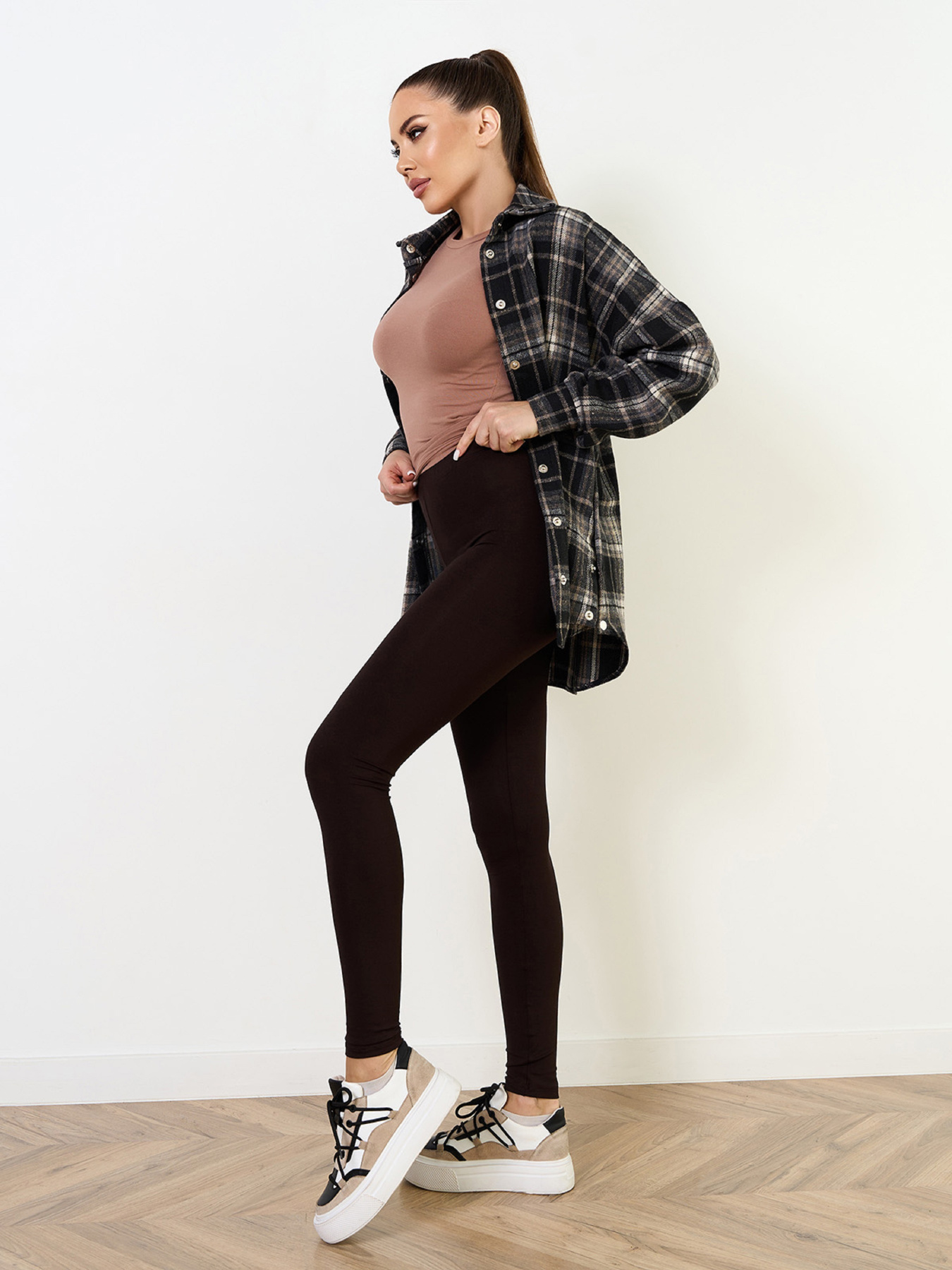 Легінси модель 15999_темно-коричневый Фото